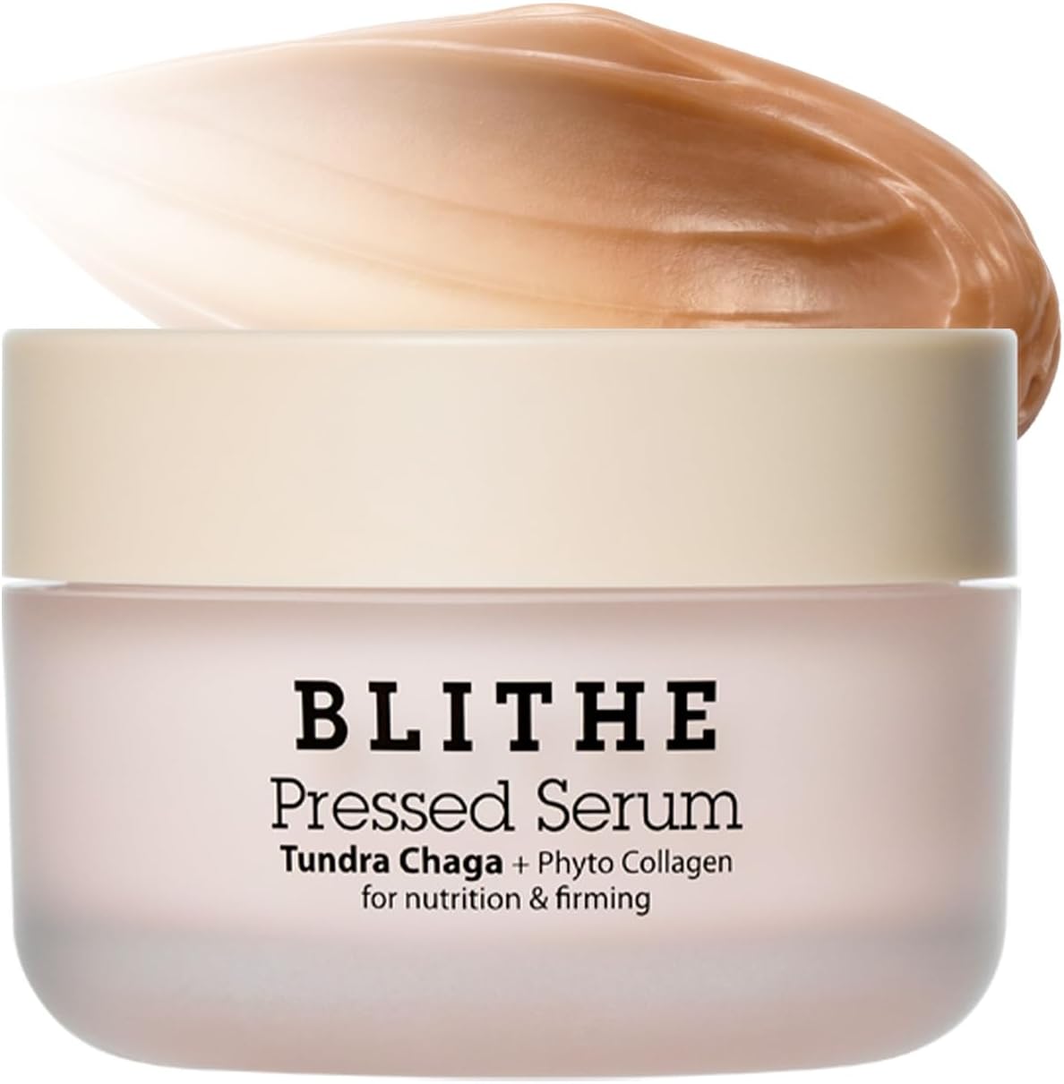 BLITHE Pressed Serum Tundra Chaga – Anti-Aging Face Cream, Korean Serum with Chaga Extract for Firm Skin, Intense Hydration, and Nourishing Care (50 ml)