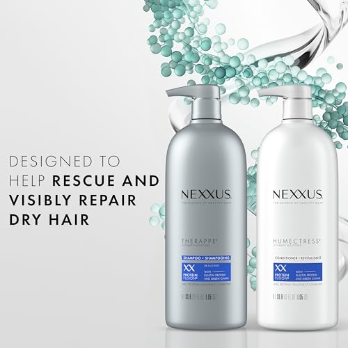 Nexxus Shampoo and Conditioner Therappe Humectress 2 Count for Dry Hair Silicone-Free, Moisturizing Caviar Complex and Elastin Protein for thicker and stronger hair 33.8 oz - Thumbnail 3