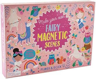 Floss & Rock 40P3587 Rainbow Fairy Magnetic Play Scenes Toy