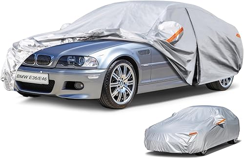 Vista 123 de Kayme - Cubierta impermeable resistente de 6 capas para camioneta, apta para todo clima, protección para exteriores contra lluvia y rayos UV, ajuste