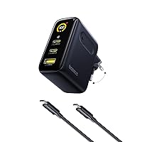 Baseus 100W Picogo USB-C Caricatore, Display Intelligente & Controllo Touch