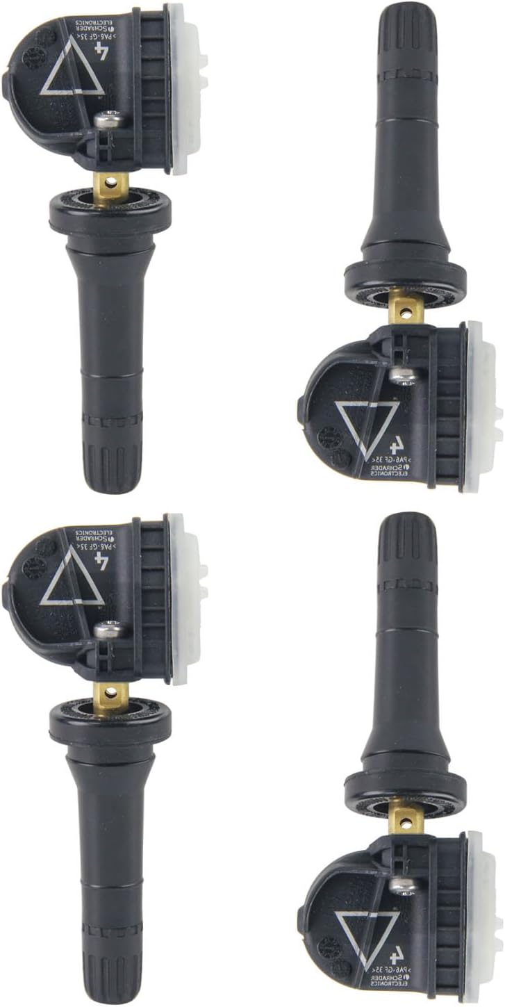 TPMS 13598773, Snap-in Replacement TPMS Sensor Compatible with Chevrolet GMC Cadillac Buick 433MHz Tire Pressure Monitoring System OE#13598773 (4PCS)