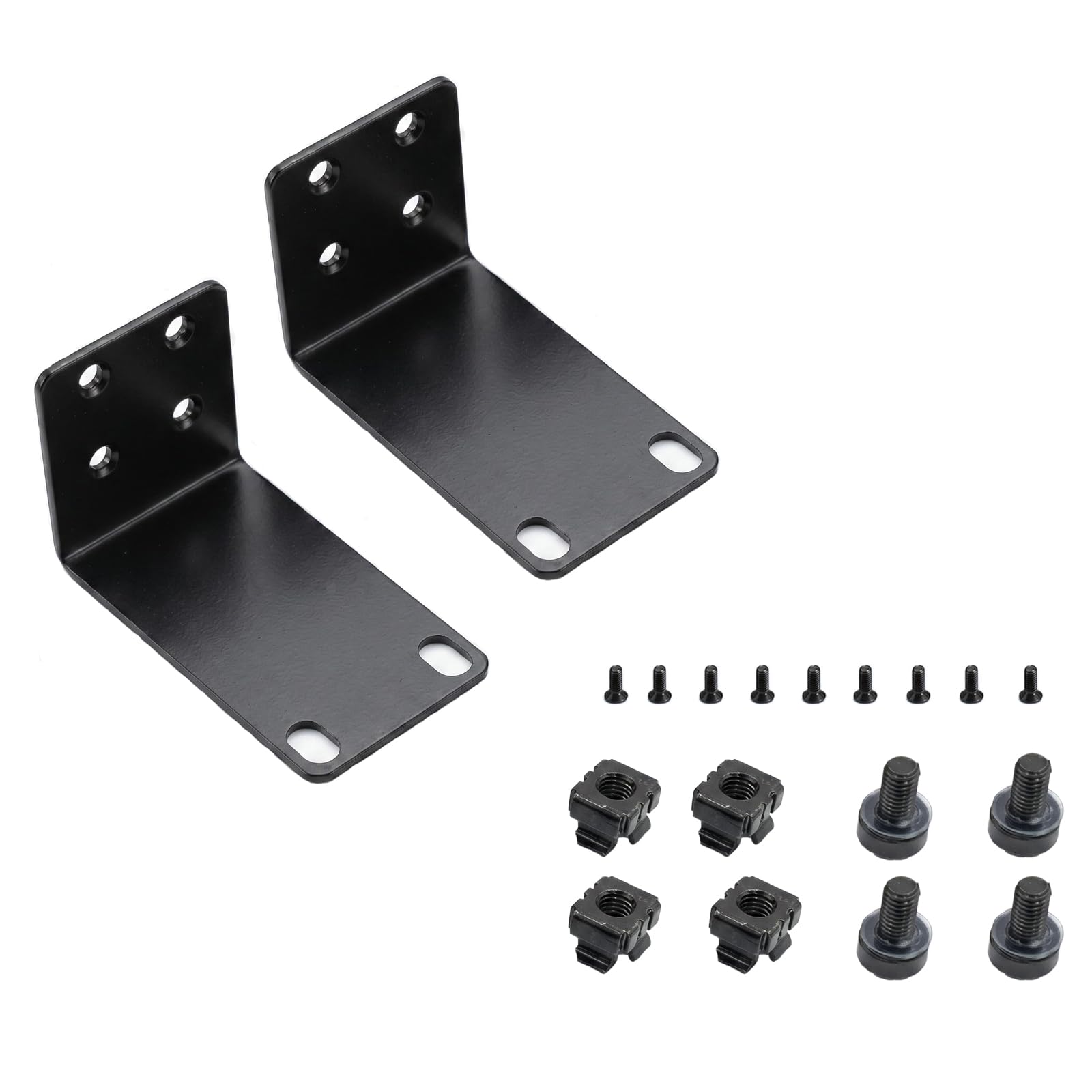Universal 1U Rack Mount Kit Rack Ears for NETGEAR JGS/MS/RPS/SRX/XS/XSM/FS Series Switches