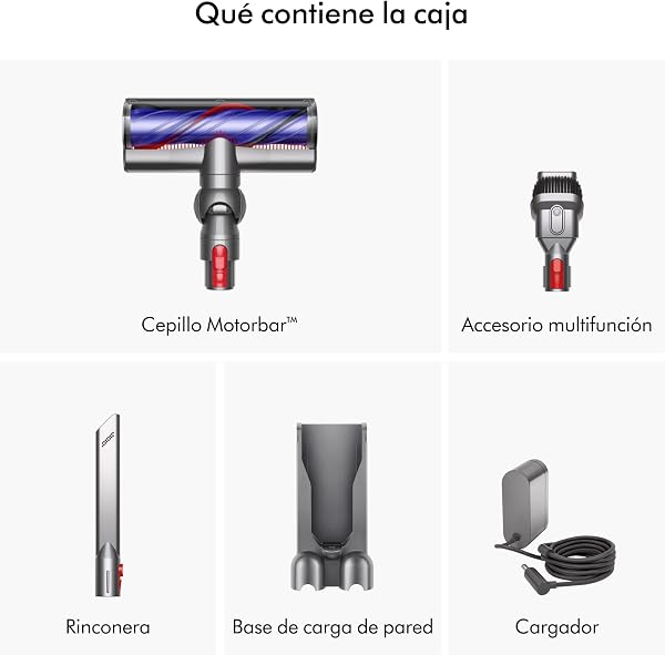 Dyson V11™ Advanced aspiradora sin Cable – 200 Airwatts, 60 min de autonomía, tecnología Anti-enredos, aspiradora de Mano y Suelos (Níquel/Violeta) - 5