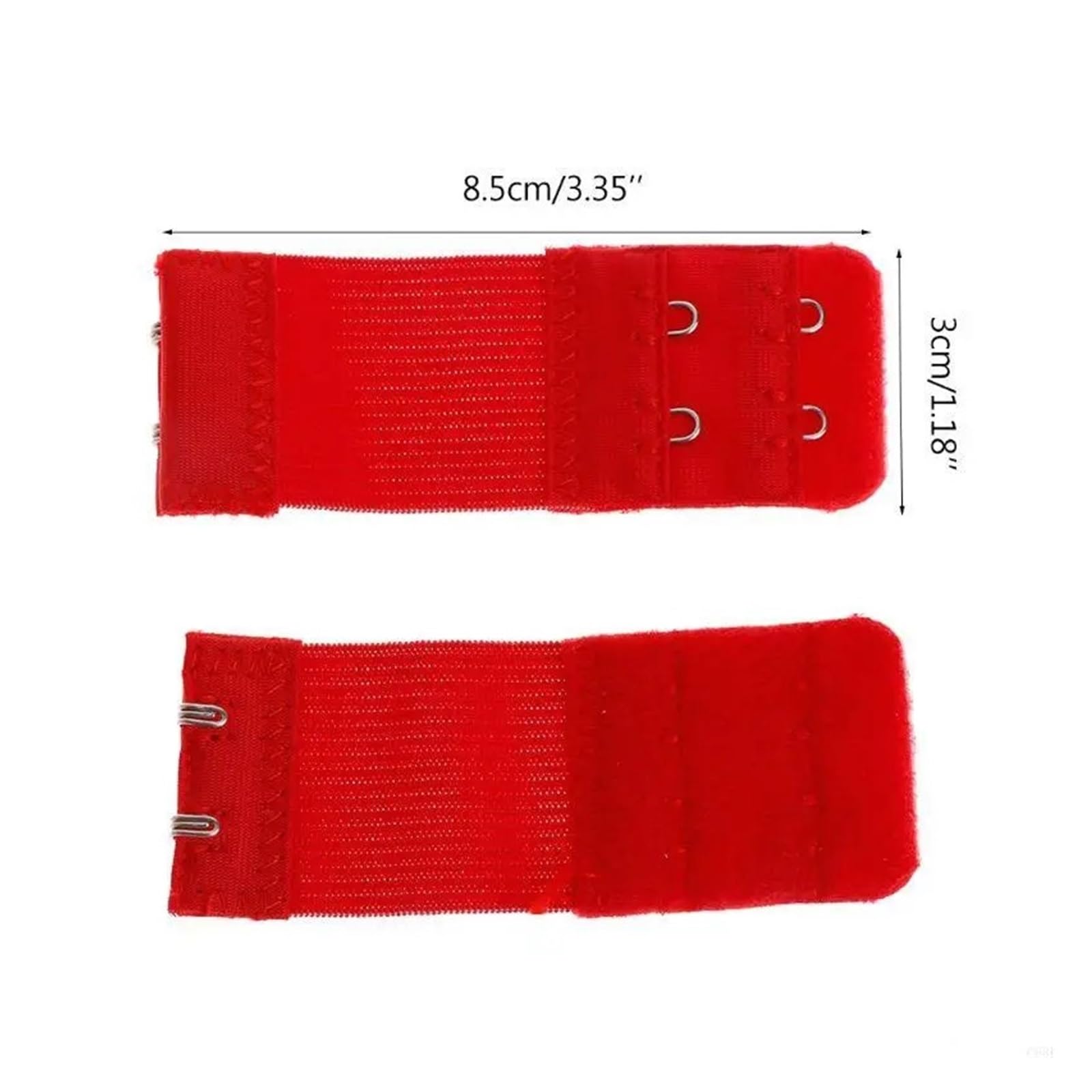 Extensor de Sujetador, 2 Filas Ganchos, Correa extensión elástica, expansor Clip for Sujetadores Mujer, 5 uds