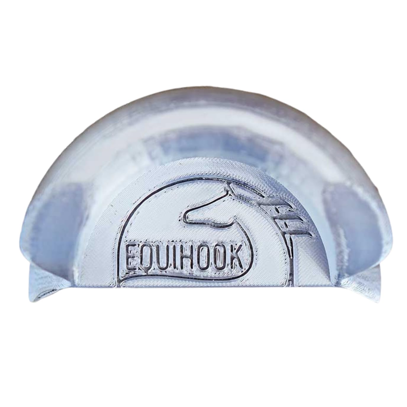 Equihook - Portable Magnetic Tack Hook (Black) | Bridle Hook | Yard Hook | Gate Hook | Headcollar Hook | Lorry Hook | Storage (Shiny Silver)