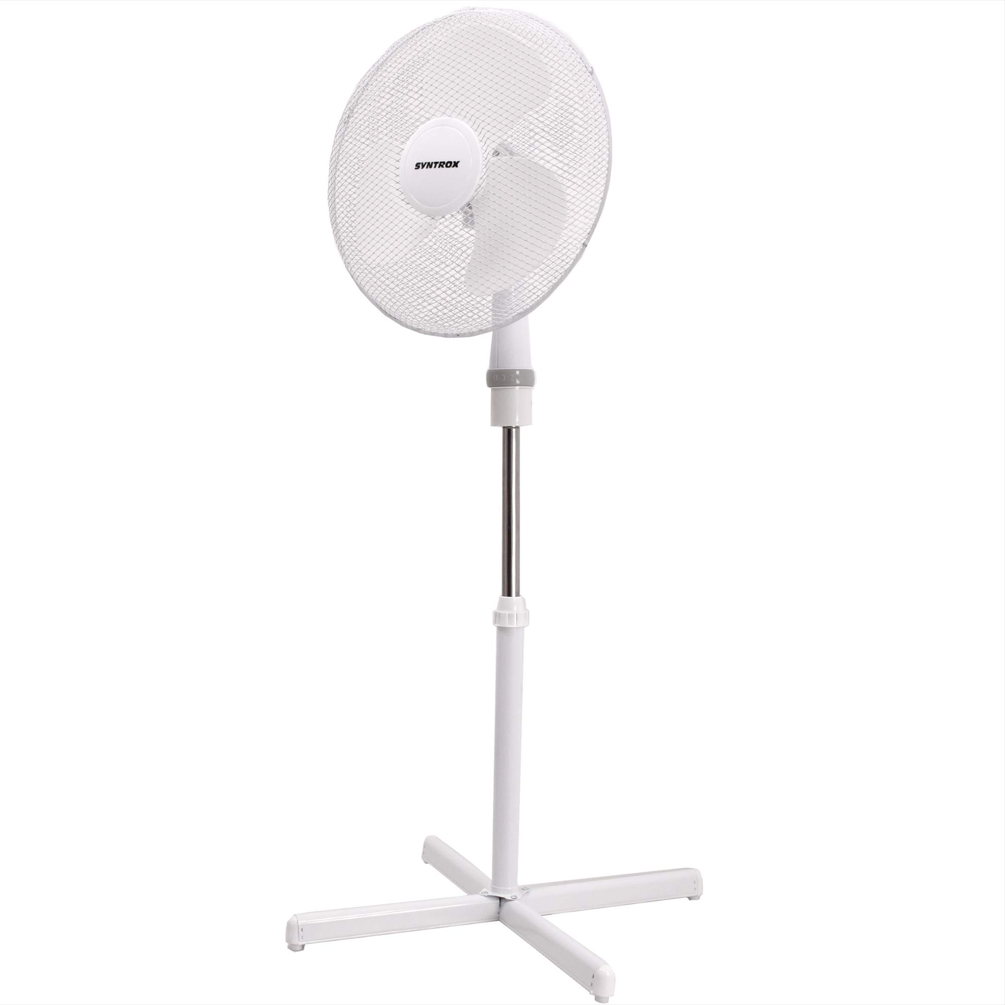 Syntrox Germany VT-44W-W 3 in 1 Ventilator Standventilator 40cm Oszillation