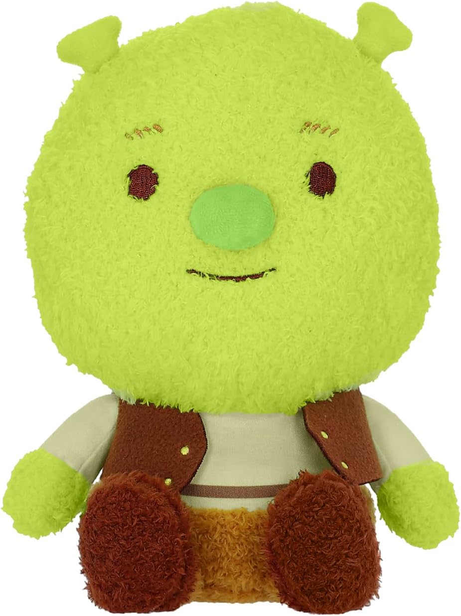 KIDS PREFERRED Shrek Cuteeze Stuffed Plush Toy – 12 Inch Extra Soft Plushie – Crinkle Sound in Ears – Beans in The Body for Comforting Feel – Perfect Loveable Gift for Baby Boys & Girls