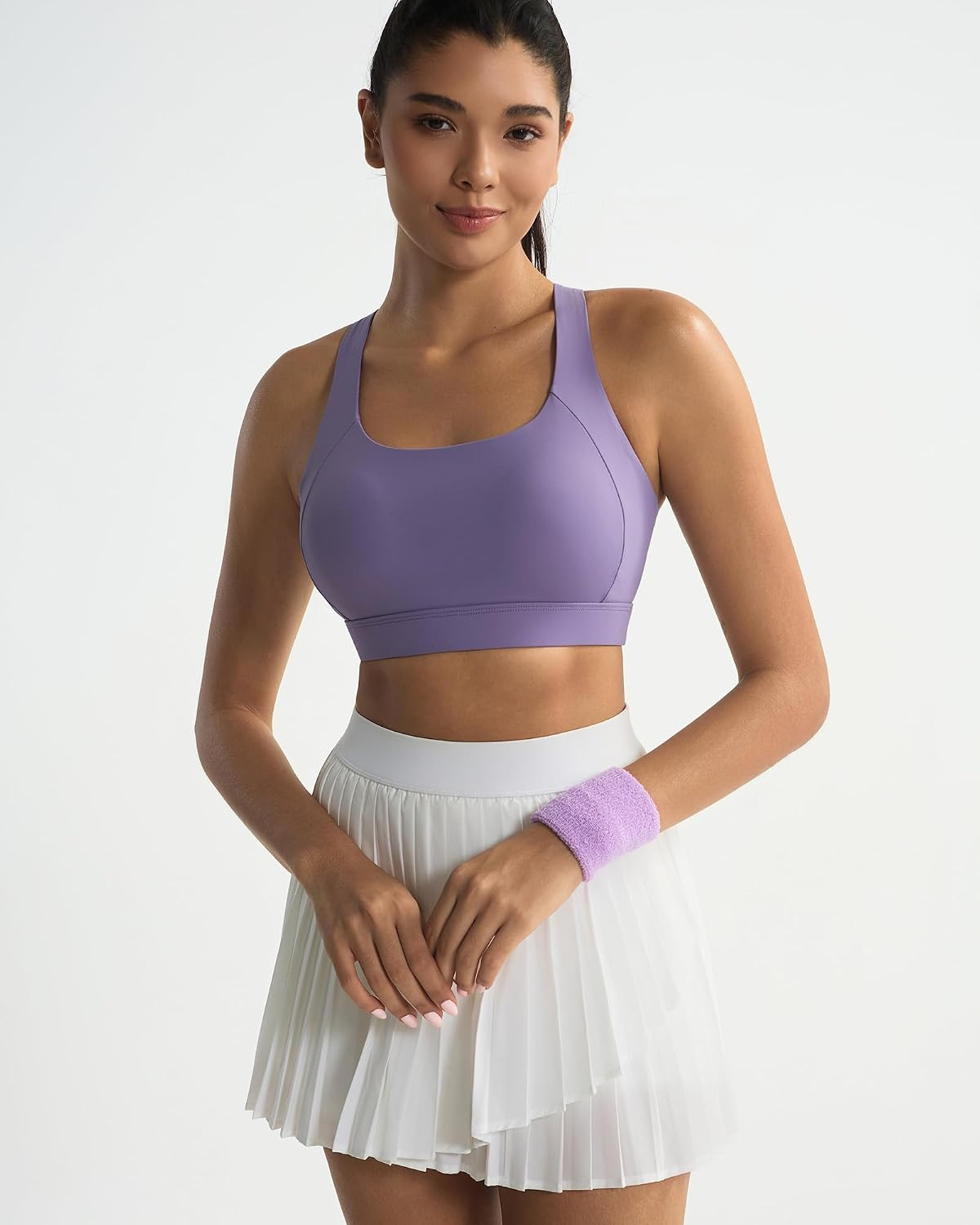 RUNNING GIRL Adjustable Straps High Impact Sports Bra image 5