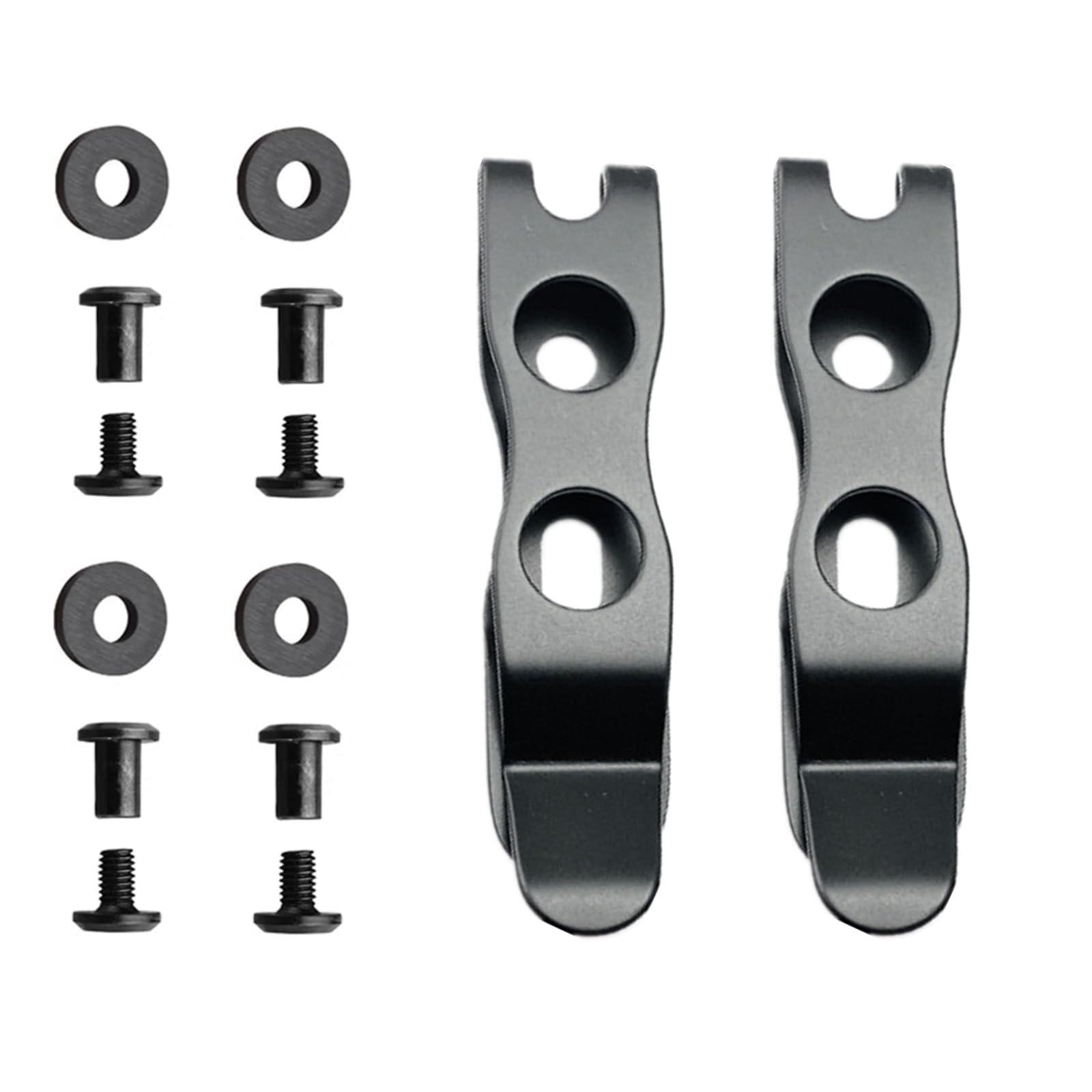 2 Set Kydex Belt Clip Professional Metal Knife Sheath Clip