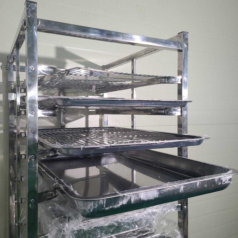 Cooling Rack for Buffet Pans, 12-Tier Storage Solution Designed to Fit Hobart Standards and Catering Buffets
