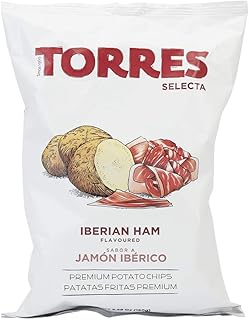 Torres Selecta Spanish Ibérico Ham Potato Crisps, 150g