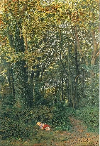 Art tableau perdu dans les bois évadez-vous au cœur d'une forêt poétique