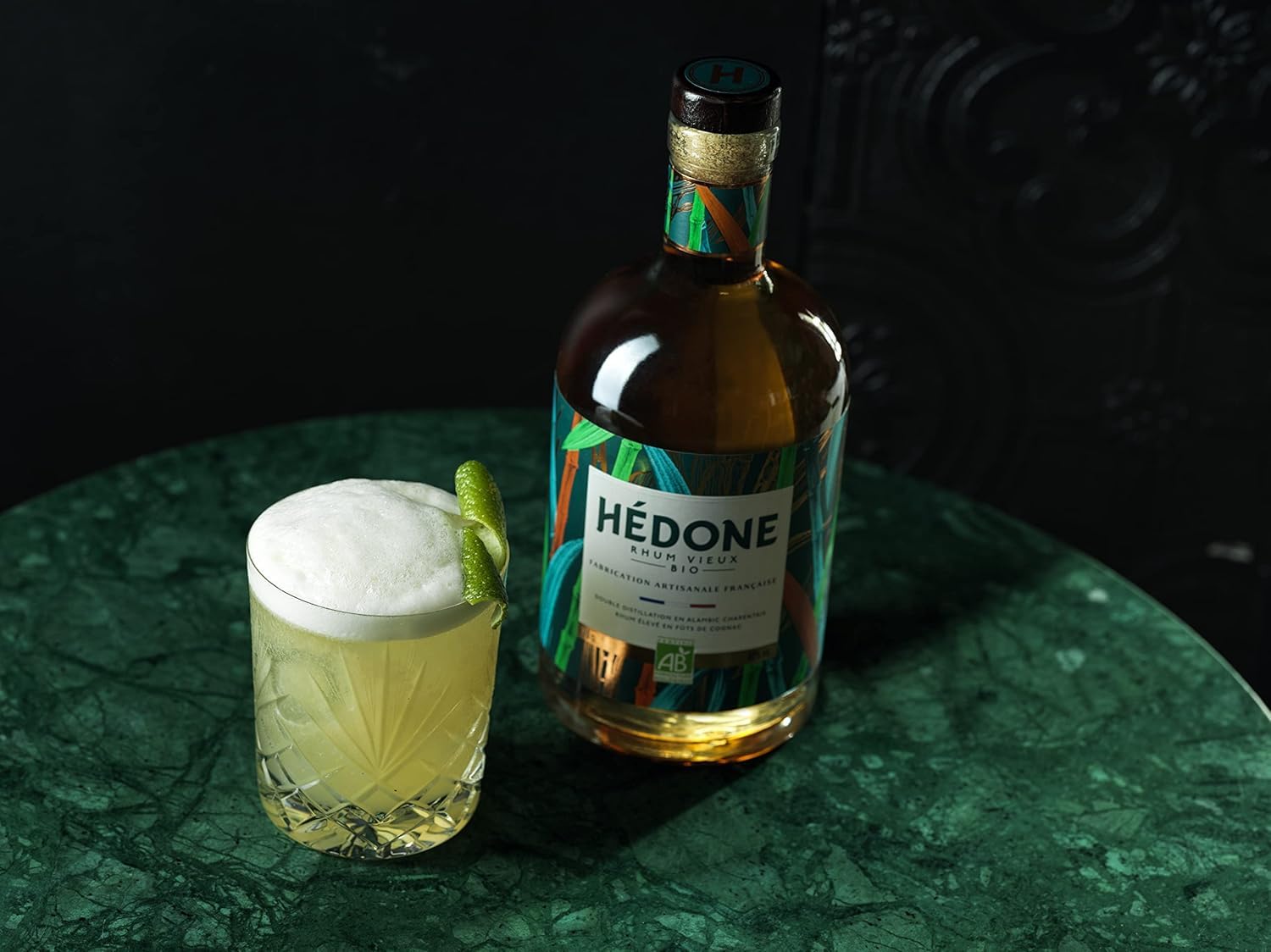 Hédone BIO Rhum Vieux Français 40° 70cl (Lot de 2)