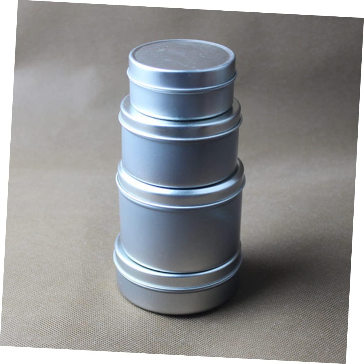 STOBOK 12pcs DIY Handmade Candle Tin Box Candy Boxes Scented Candle Making Container Tin Cans for Crafts