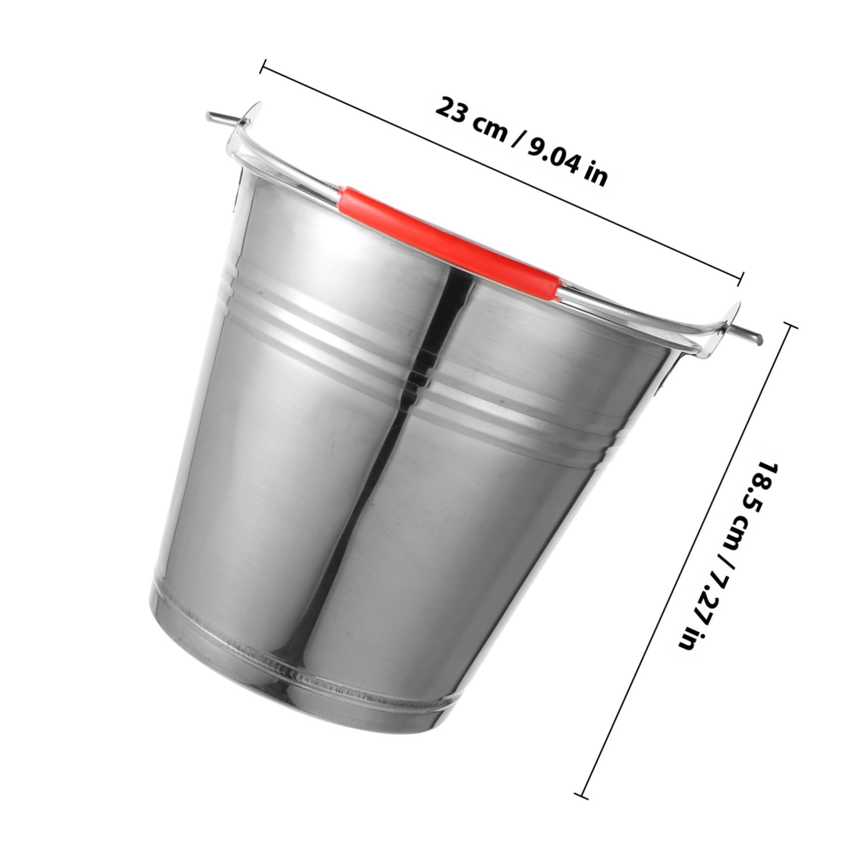 Cubo de Carbón para Almacenar Cenizas para Parrilla de Hierro Gran Capacidad y Transferir Carbón en Chimeneas Interiores y Exteriores