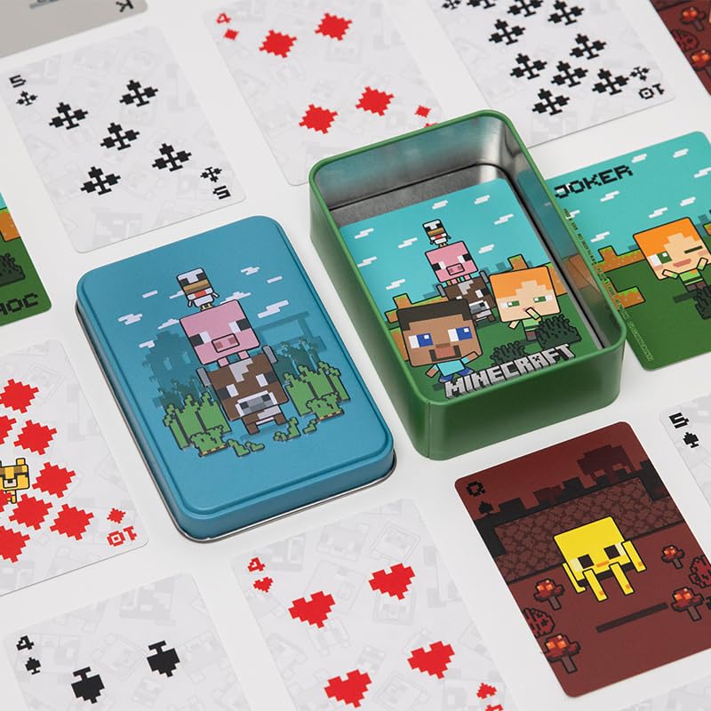 Paladone Minecraft Official Licensed Animal Playing Cards Tin - Image 3