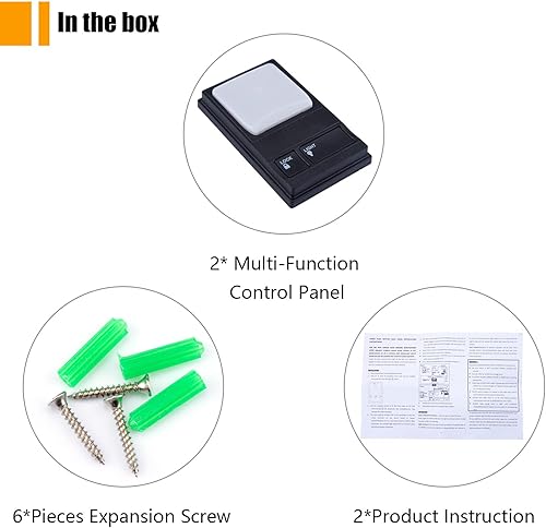 Miniatura 7 de Para LiftMaster 41A5273-1 Panel de control multifunción, paneles de repuesto de puerta de garaje de pared con cable para 78LM 81lm, 371lm, 971lm