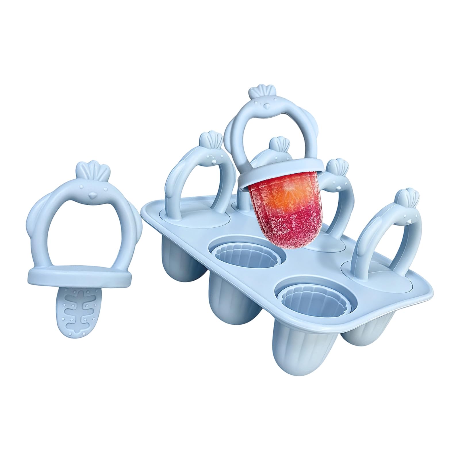 FOLODA Food Freezing Treat Maker Collection Offering Creative Forms Perfect for Family Connection and Desserts Best Ice Cream MoldsConsistent Silicone Ice Cream Set Featuring Various Fun Patterns