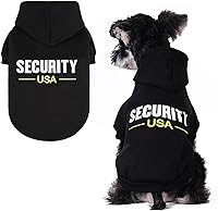 Vista 35 de BINGPET - Sudaderas con capucha de seguridad para perros, suéter para cachorros, abrigos para perros para clima frío, suéter de forro polar