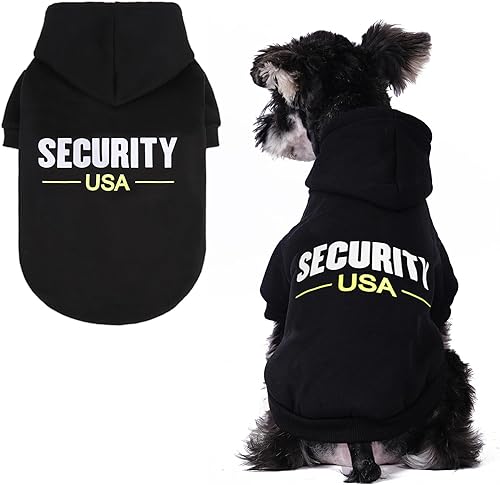 Miniatura 35 de BINGPET - Sudaderas con capucha de seguridad para perros, suéter para cachorros, abrigos para perros para clima frío, suéter de forro polar