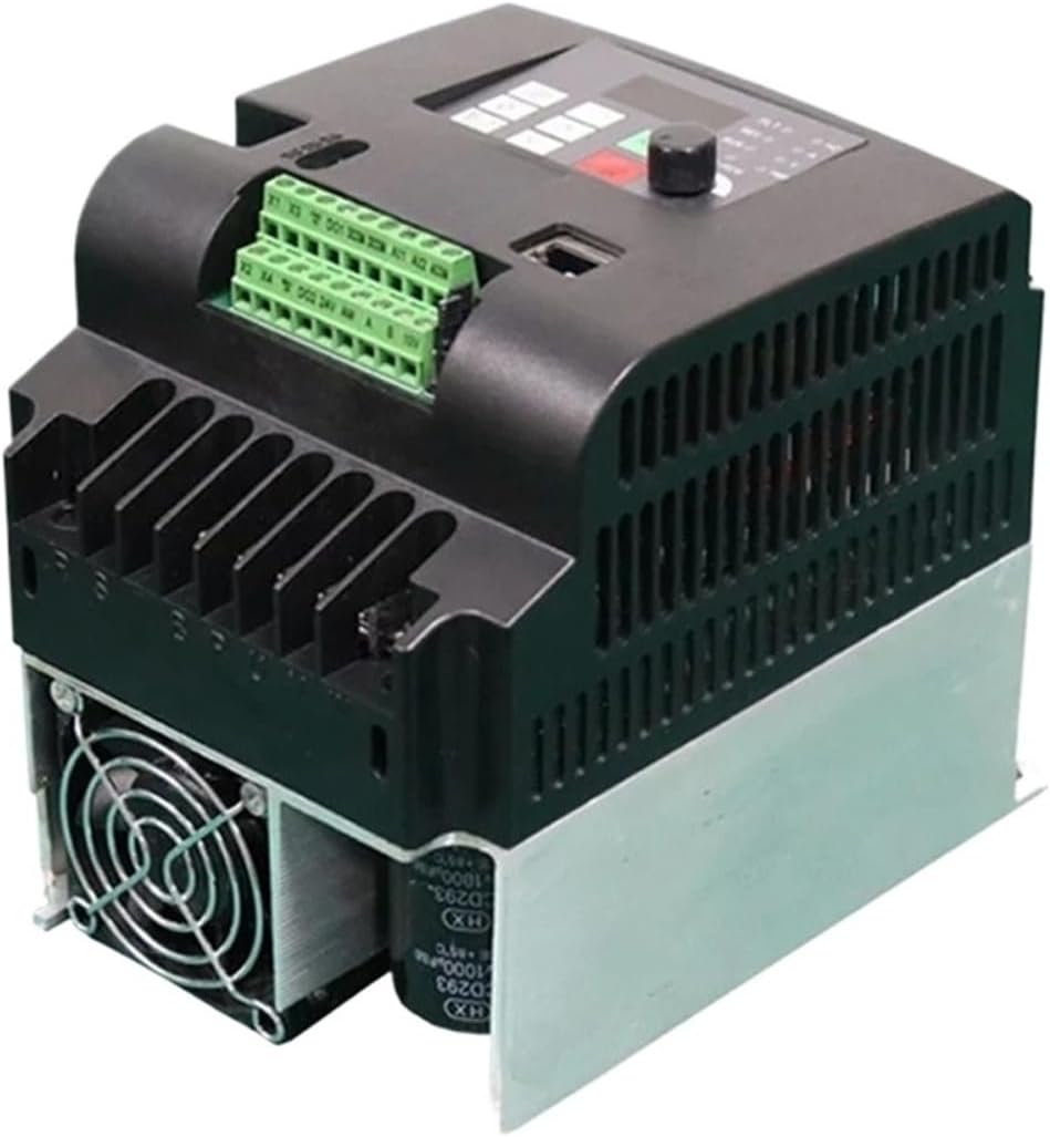 220V VFD Variable Frequency Drive Single Phase Input and Single Phase 220V Output Motor Frequency Converter Widely Applicable(220V 0.75kw)