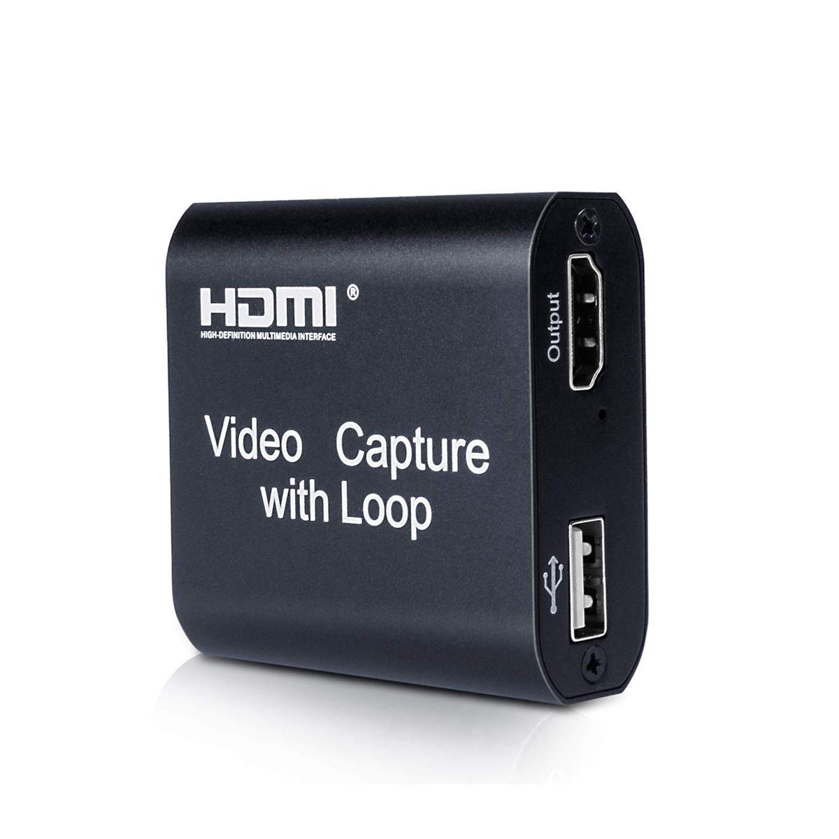7SEVEN 4K HDMI Screen Capture Recorder for Laptop PC TV Android Box Set TOP Box DSLR Camcorder to Live SREAMING Gaming Teaching Video Conference Live Broadcasting Support USB 3.0 with HD Loop Out
