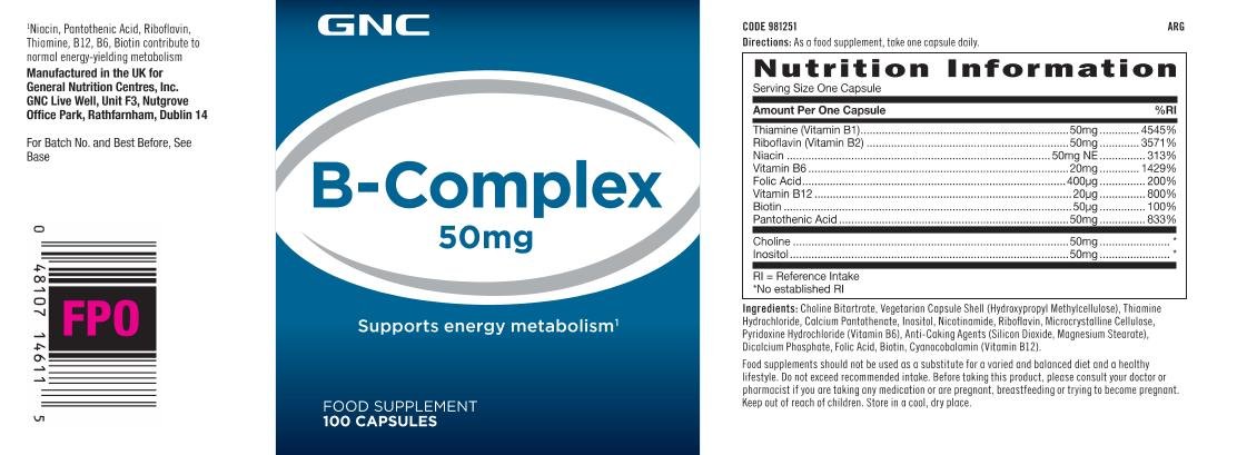 Gnc Complesso B 50 MG