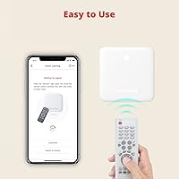 Vista 2 de SwitchBot Hub Mini Smart Remote - Blaster de IR, Link SwitchBot a Wi-Fi (Soporte 2.4GHz), Control de TV, Aire Acondicionado, Compatible con Alexa