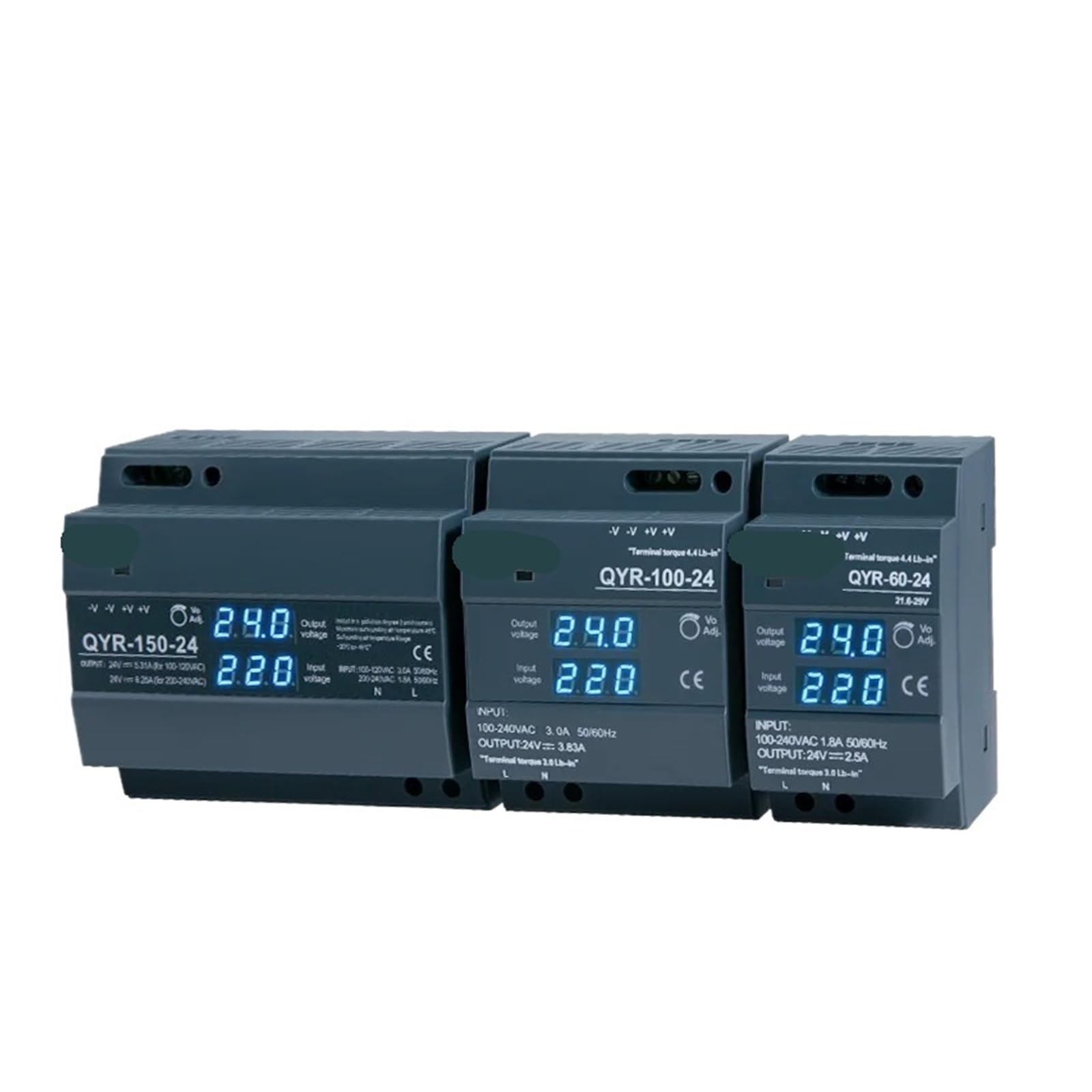 BRODEFUP 1PCS QYR-60W 100W 150W Switching Power Supply AC-DC 12V 24V(12V,100W)