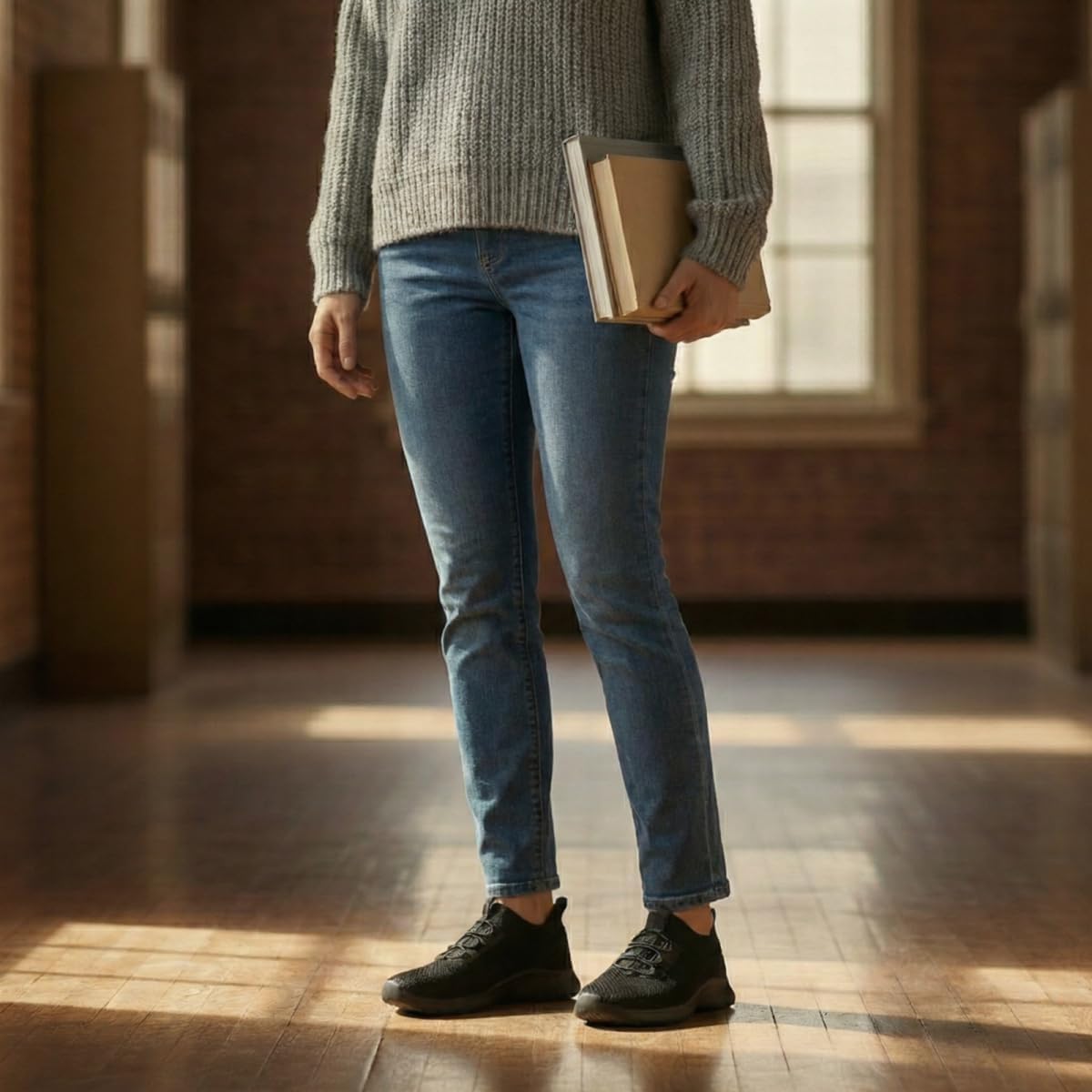 konhill Women's Comfortable Walking Shoes - Tennis Athletic Casual Slip on Sneakers - Image 3