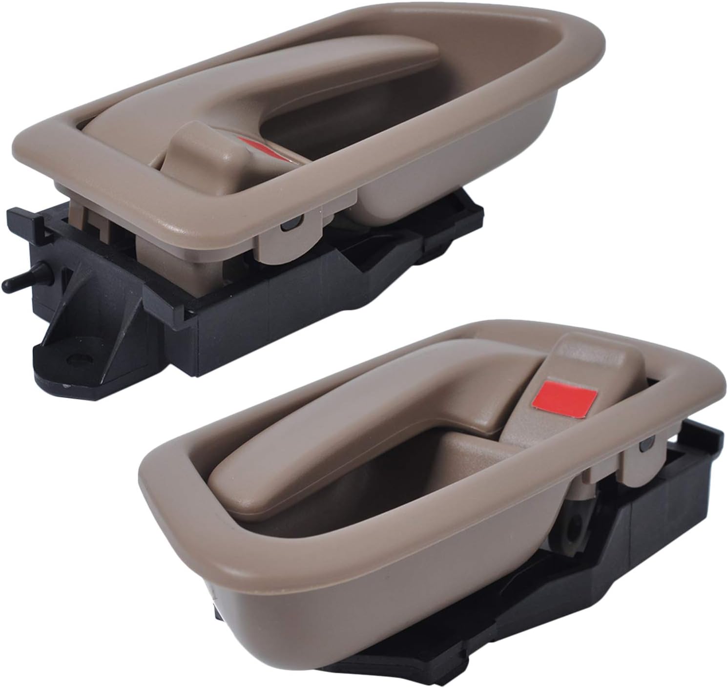 Exerock Inside Interior Inner Door Handle/Trim, Beige/Tan - Left/Right Pair Toyota Camry Door Buckle Hand Car Inner Handle 69205-AA010 69206-AA010
