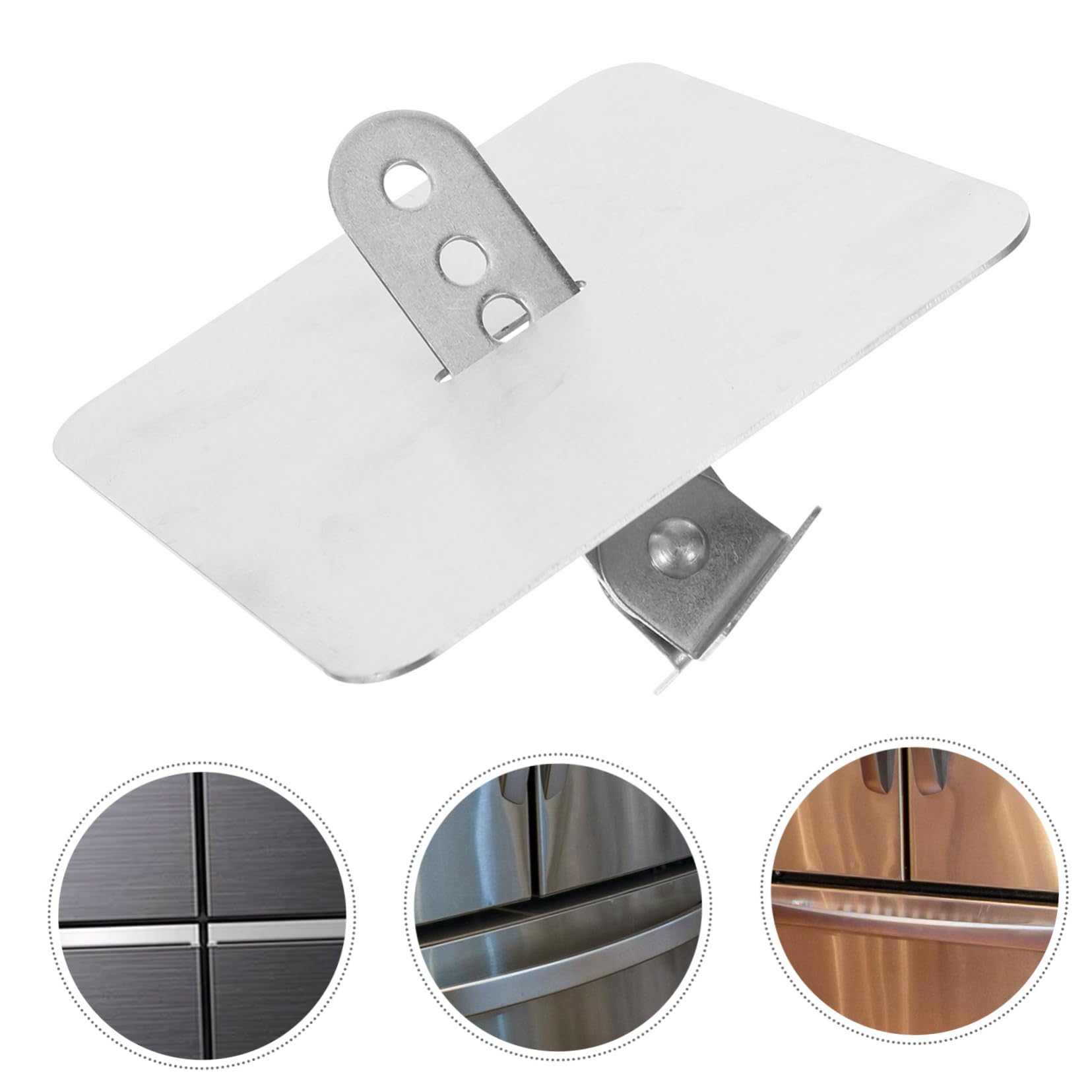 PRETYZOOM 3 Set Blocco Commerciale Serratura Serrature Per Porte Serrature Per Cassetti Blocco Di Sicurezza Blocco Congelatore Commerciale Acciaio Inossidabile