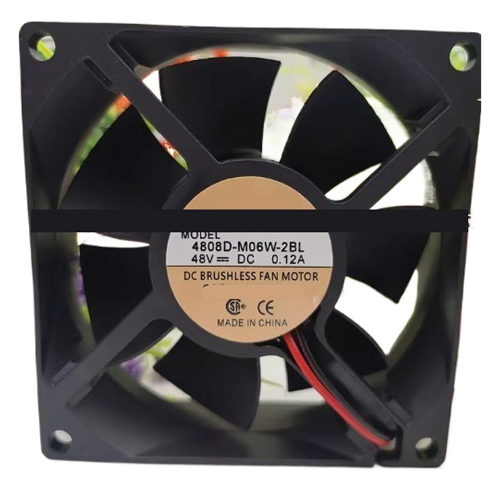 LZIKKGKI 4808D-M06W-2BL 8CM 48V 0.12A DC Inverter Fan