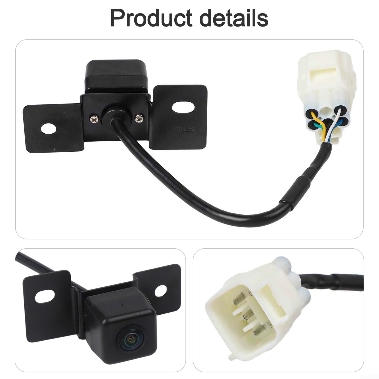 Per Mitsubishi Per Pajero Telecamera Di Retromarcia Oem 8781A041 Posteriore Backup Dispositivo Di Assistenza Parcheggio Con Abs Nero Alloggiamento E Tensione 12V Per Notte Chiara E Facile
