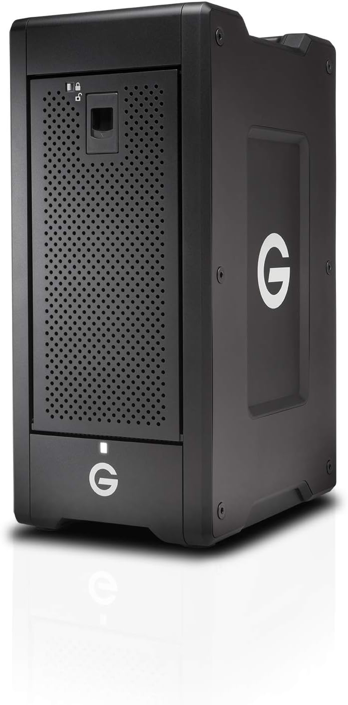 G-Technology 48TB G-Speed Shuttle XL Thunderbolt 3 with ev Series Bay Adapters – Transportable 8-Bay Raid Storage Solution - 0G05854-1