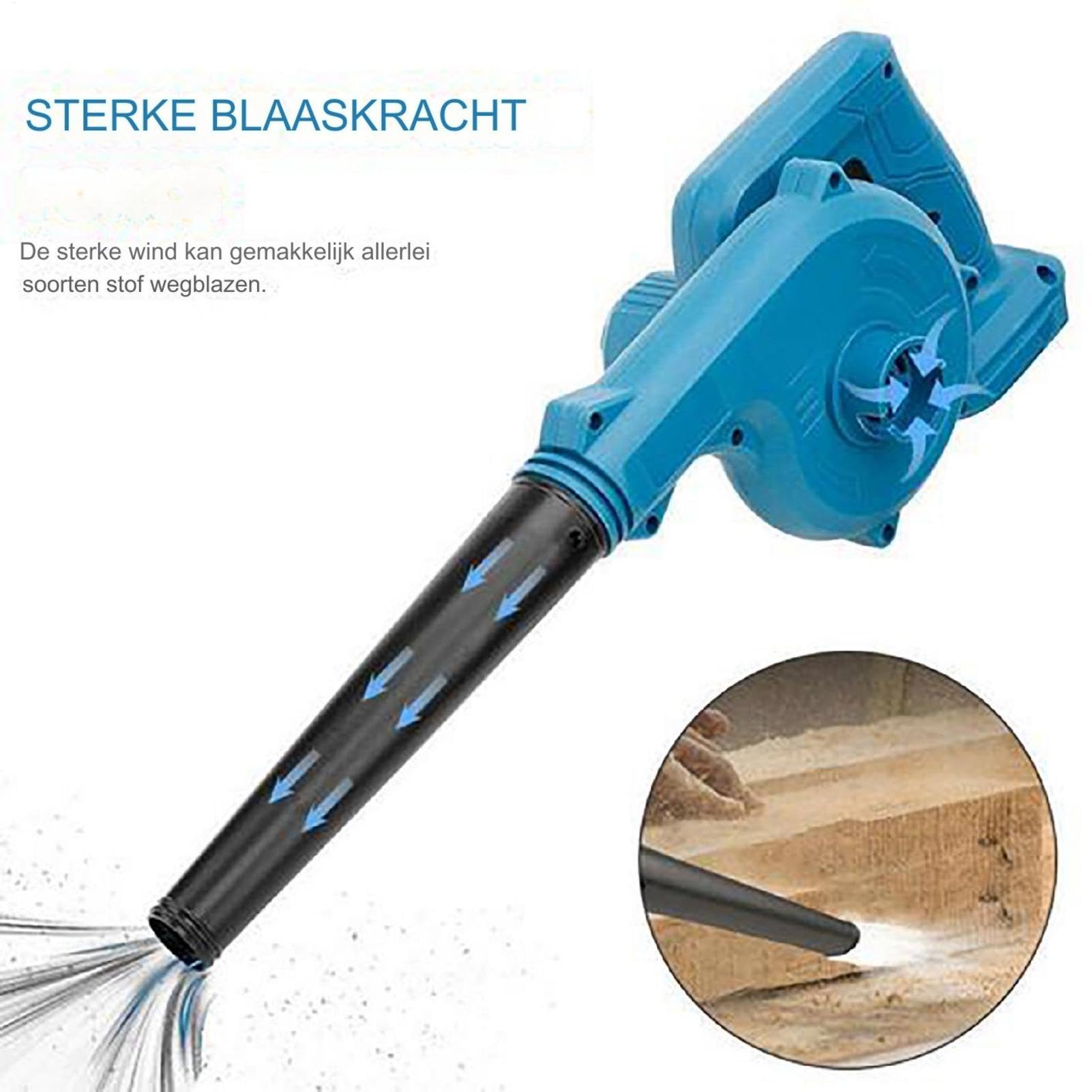 Soffiatore antipolvere senza fili - Soffiatore antipolvere elettrico per | auto, strumento di pulizia con potenti prestazioni di soffiaggio per terrazze, giardini domestici e garage