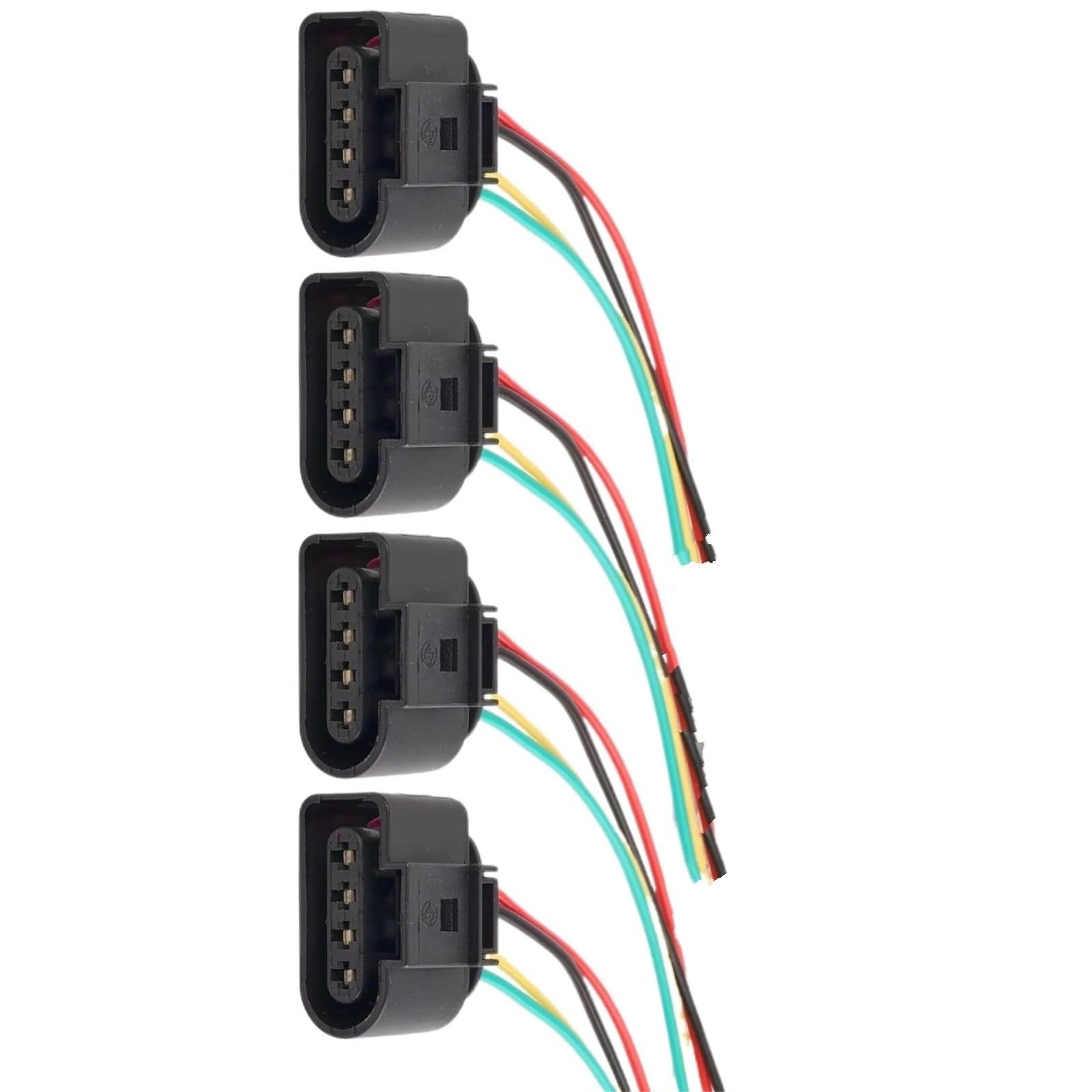 Arnés de bobina de encendido 1J0973724 para VW Eos 2007-2011 con conectores impermeables de 4 cables 7