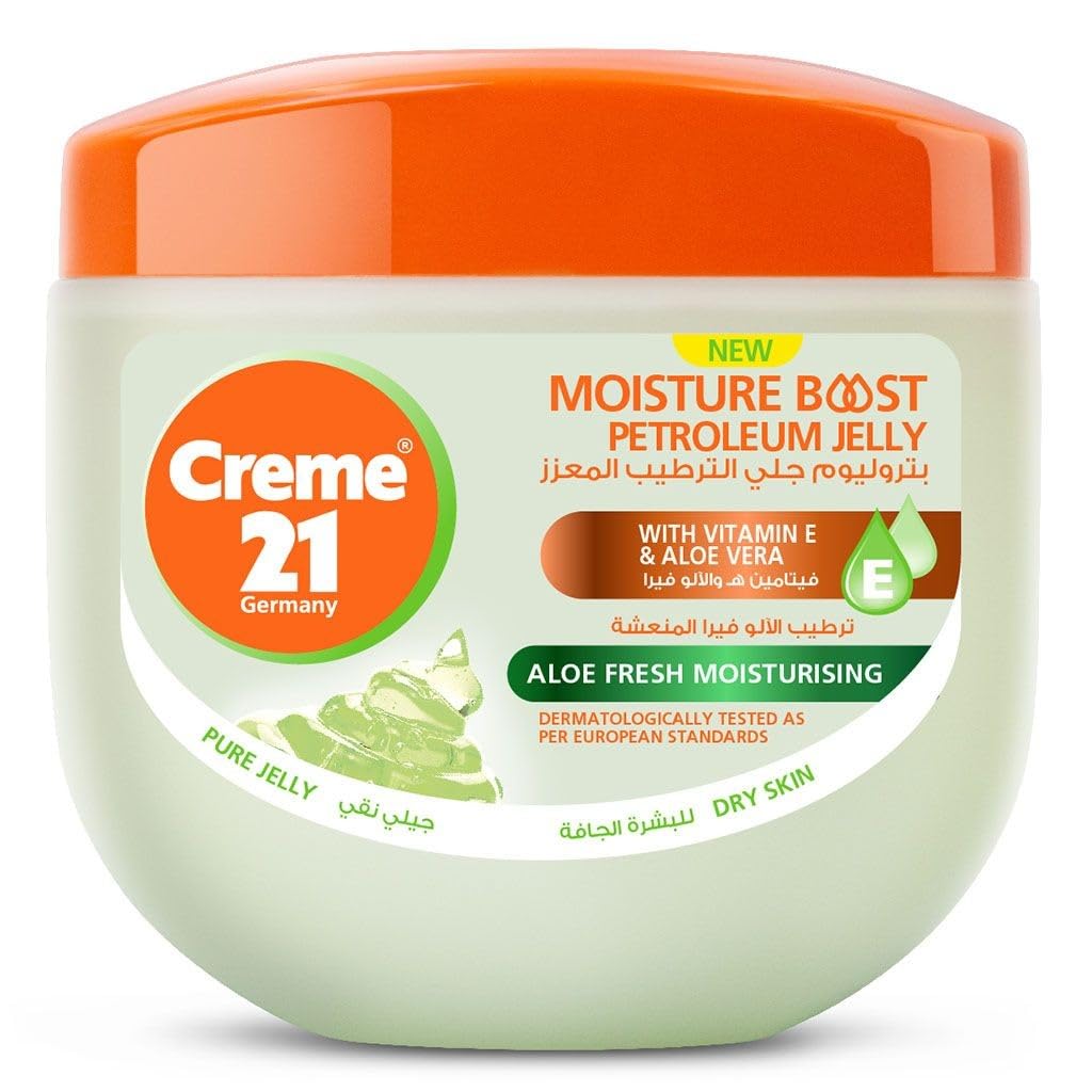 Creme 21 Crème 21: Aloe vera petroleum jelly