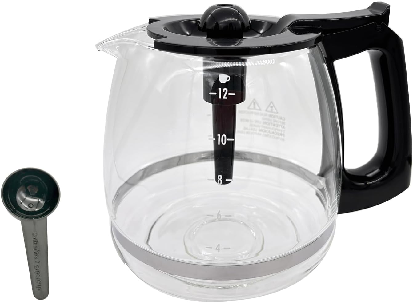 12-Cup Replacement Coffee Carafe Compatible with Hamilton Beach Coffee maker Pot & All Flex Brew Coffee Maker, Not Compatible Procter Silex series