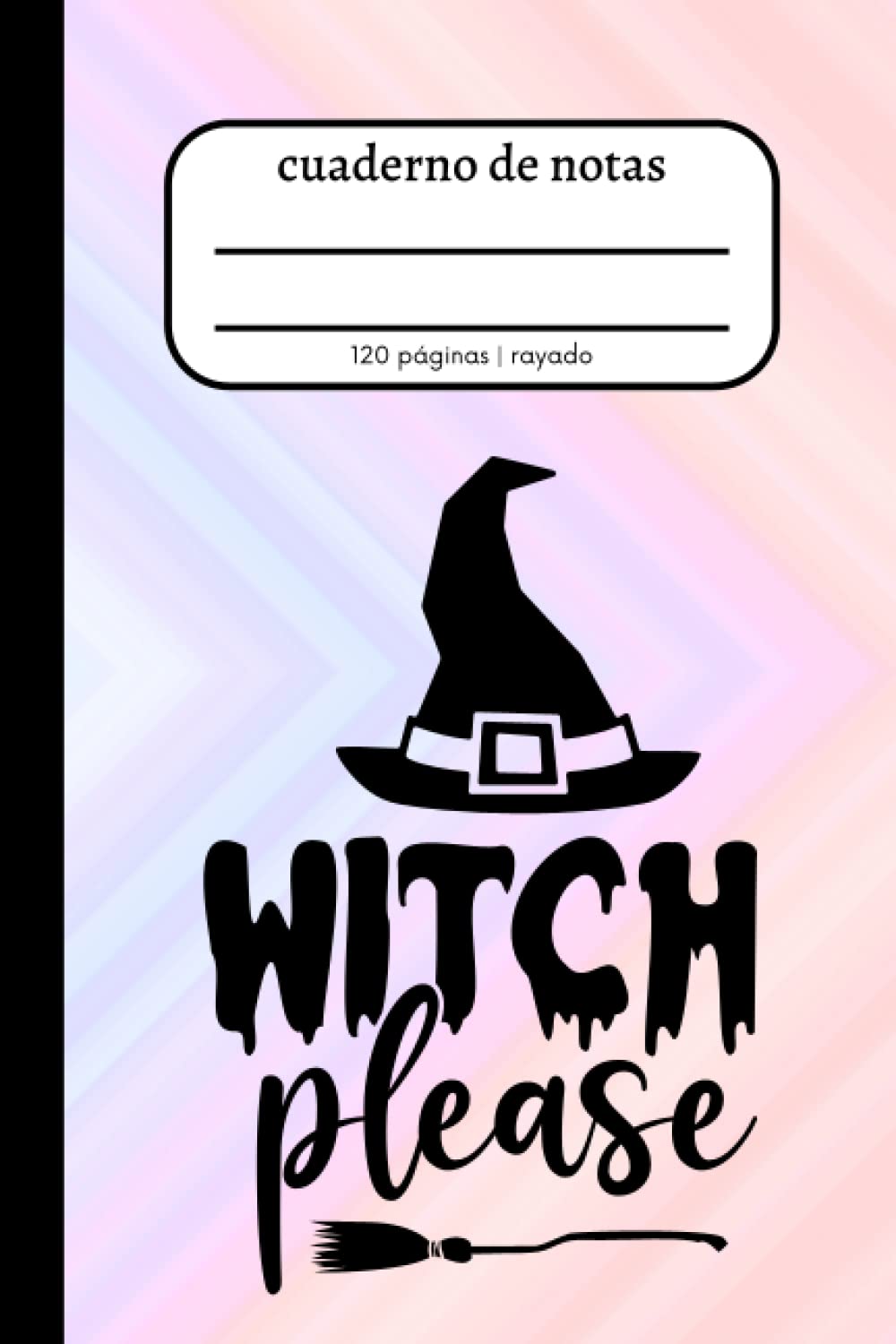 Cuaderno de notas: Cuaderno estético de rayas anchas de 6x9 pulgadas(Superior Halloween Girls Cover 13)