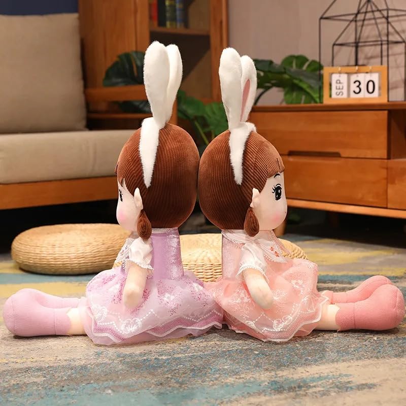 Image of SCOOBA Super Soft Furry Wings Doll 50cm Medium Size Single piece Pink Color