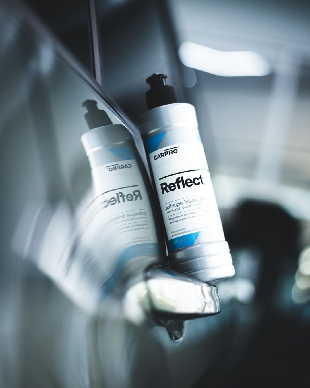 CARPRO Reflect High Gloss Finishing Polish - Reflective & Glossy Finish Without Durable Fillers, Silicones, Waxes, Polymers, or Teflon - Body Shop Safe, No Dusting. Rotary & Dual Action - Liter (34oz)