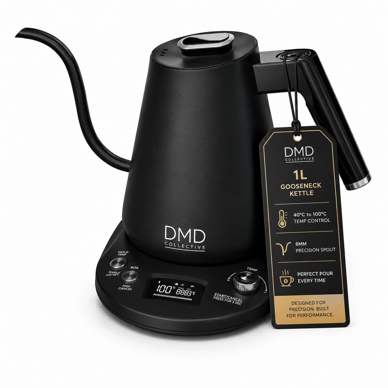 DMD Collective - Gooseneck Kettle, Pour Over Kettle, Quick Heating