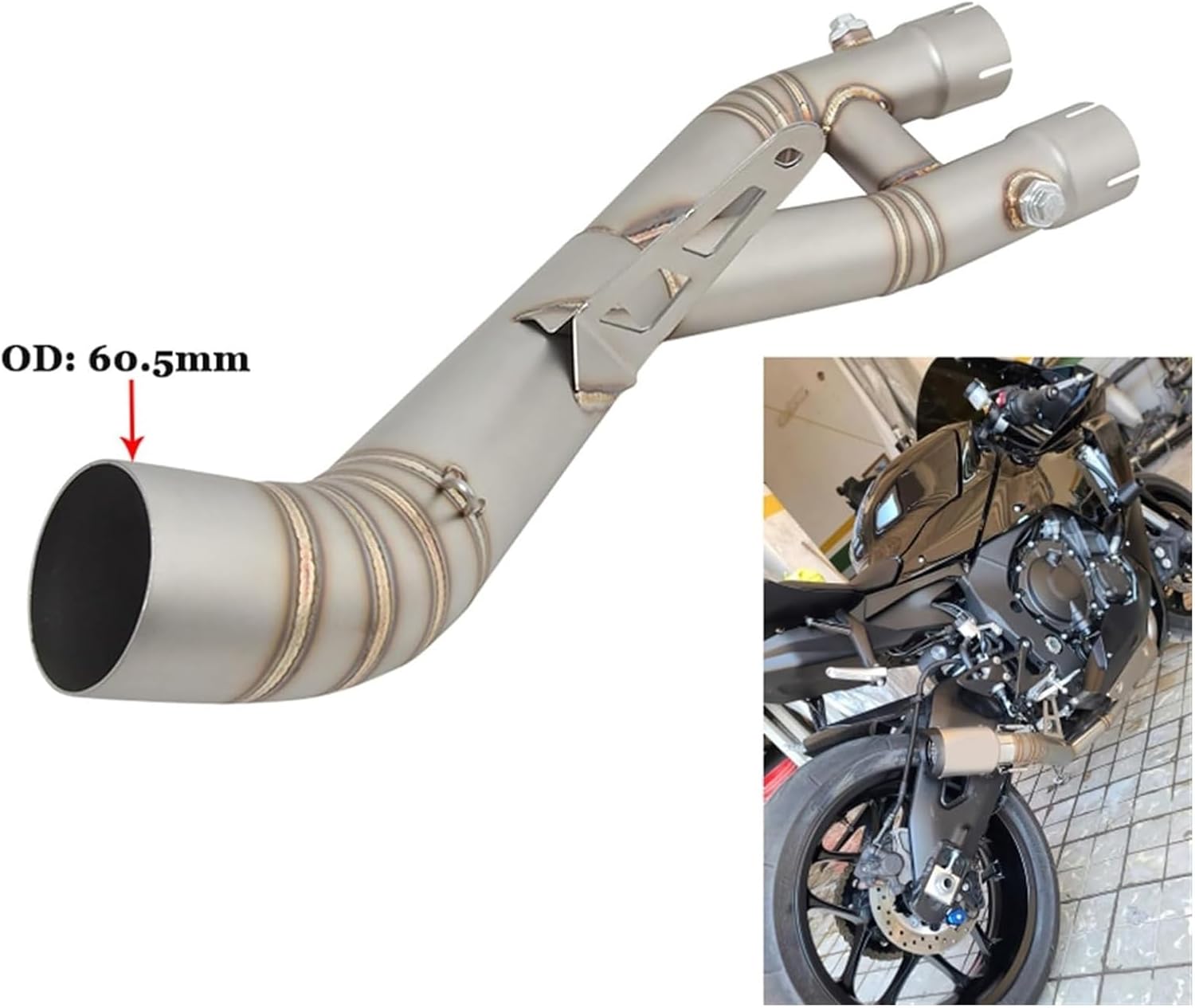 トレーニング用品【４点セット】送料無料 エキゾーストマフラー サイレンサーパイプ 用 ヤマハ MT10 MT-10 2015