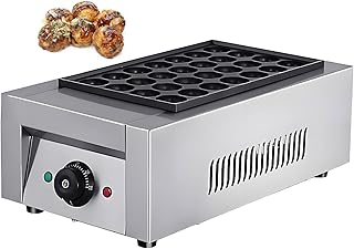 Commercial Mini Dutch Pancake Maker - Nonstick Dorayaki & Poffertjes Grill Machine for Breakfast, Snacks & Desserts - Ideal for Restaurants & Cafes