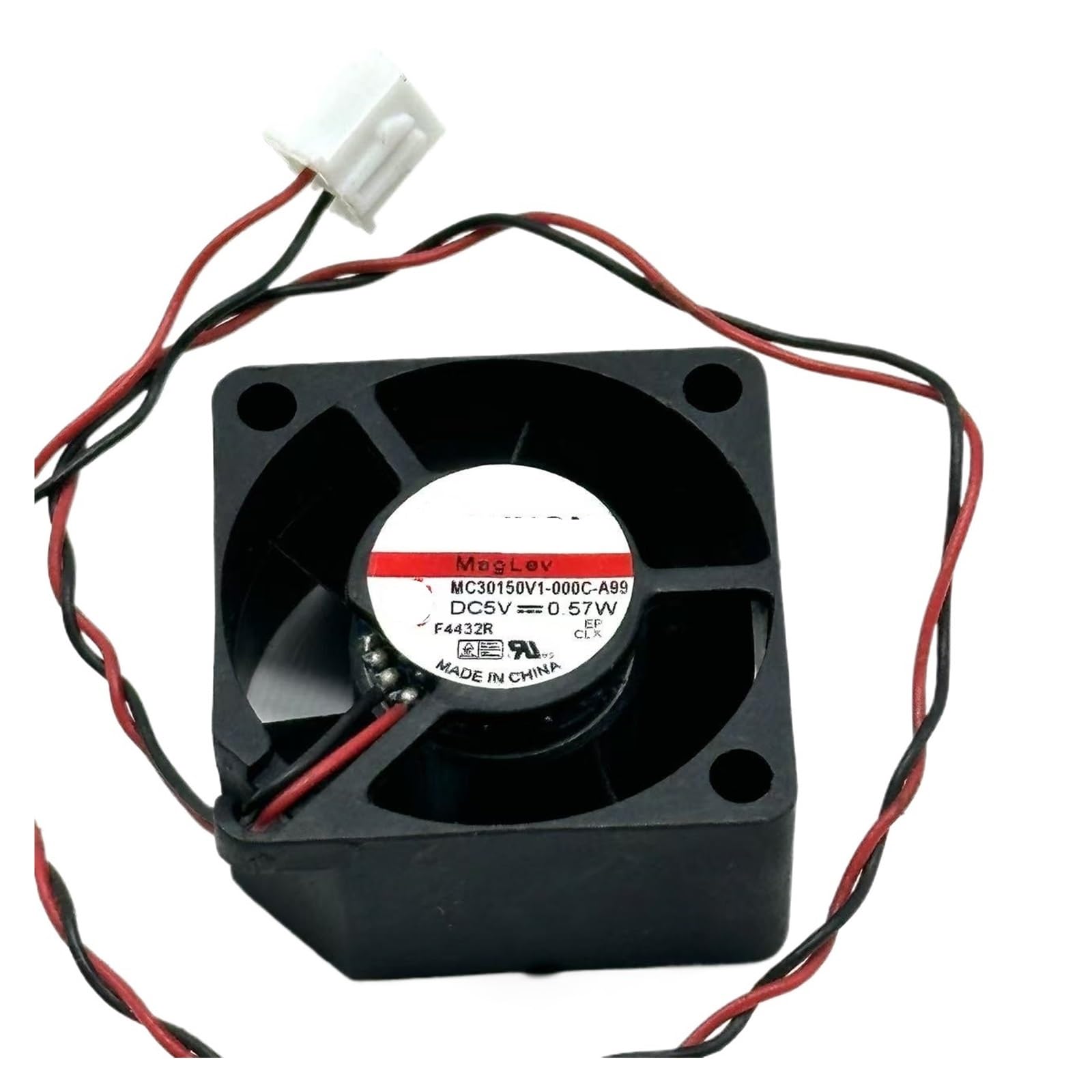 MC30150V1-000C-A99 DC 5V 0.57W 30x30x15mm 2-Wire Server Cooling Fan