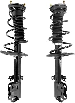 COMPLETESTRUTS Rear Quick Complete Strut Assemblies with Coil Springs Replacement for 2012-2017 Toyota Camry LE, XLE - Set of 2
