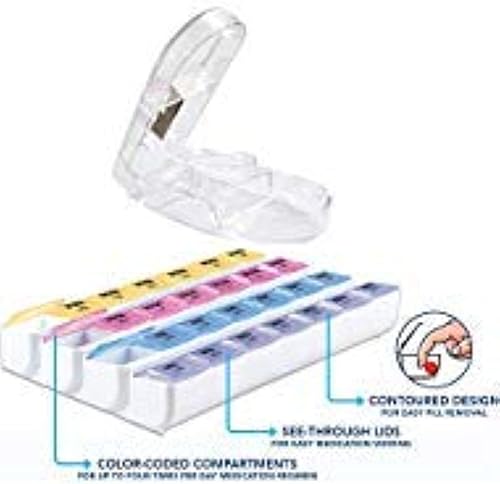 Apex Kit combinado de organizador de pastillas y cortador de pastillas Carex