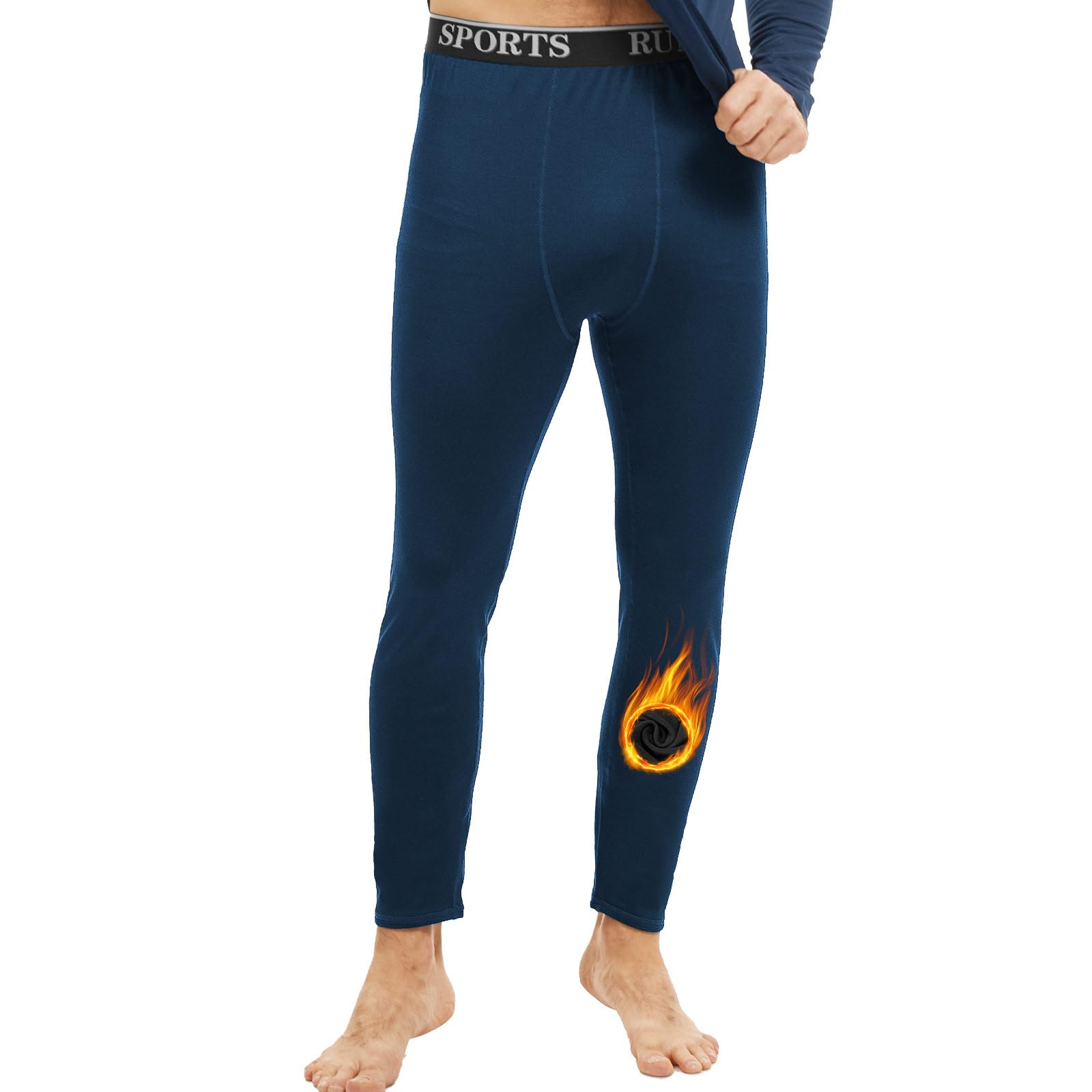 MEETYOO Herren Lange Unterhosen 1/2/3er Pack Kompressionshose Thermounterwäsche Männer Thermo Unterwäsche Skiunterwäsche Funktionsunterwäsche Winter Warme